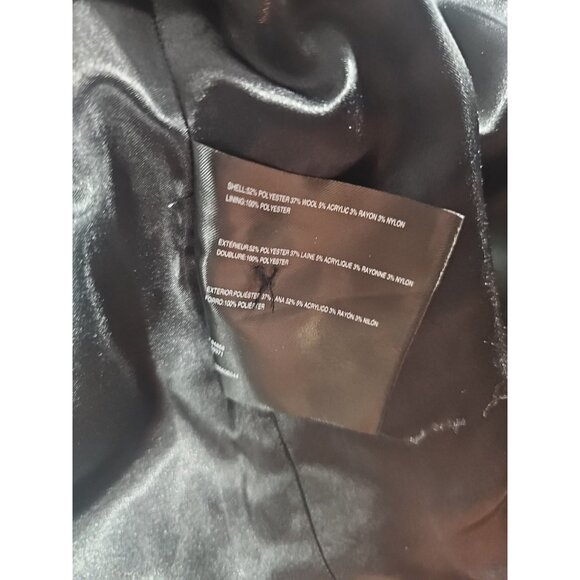 Melton Wool Blend Coat Bernardo Size XL (HL82) - Picture 5 of 6